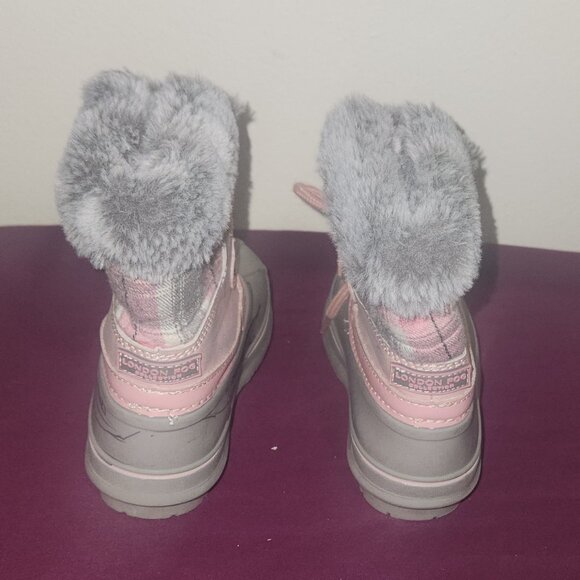 Girls London Fog Snow Boots Size 9 - Picture 5 of 6